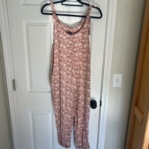 Lily Rose Pink Floral Jumpsuit